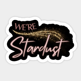 We're Stardust Sticker